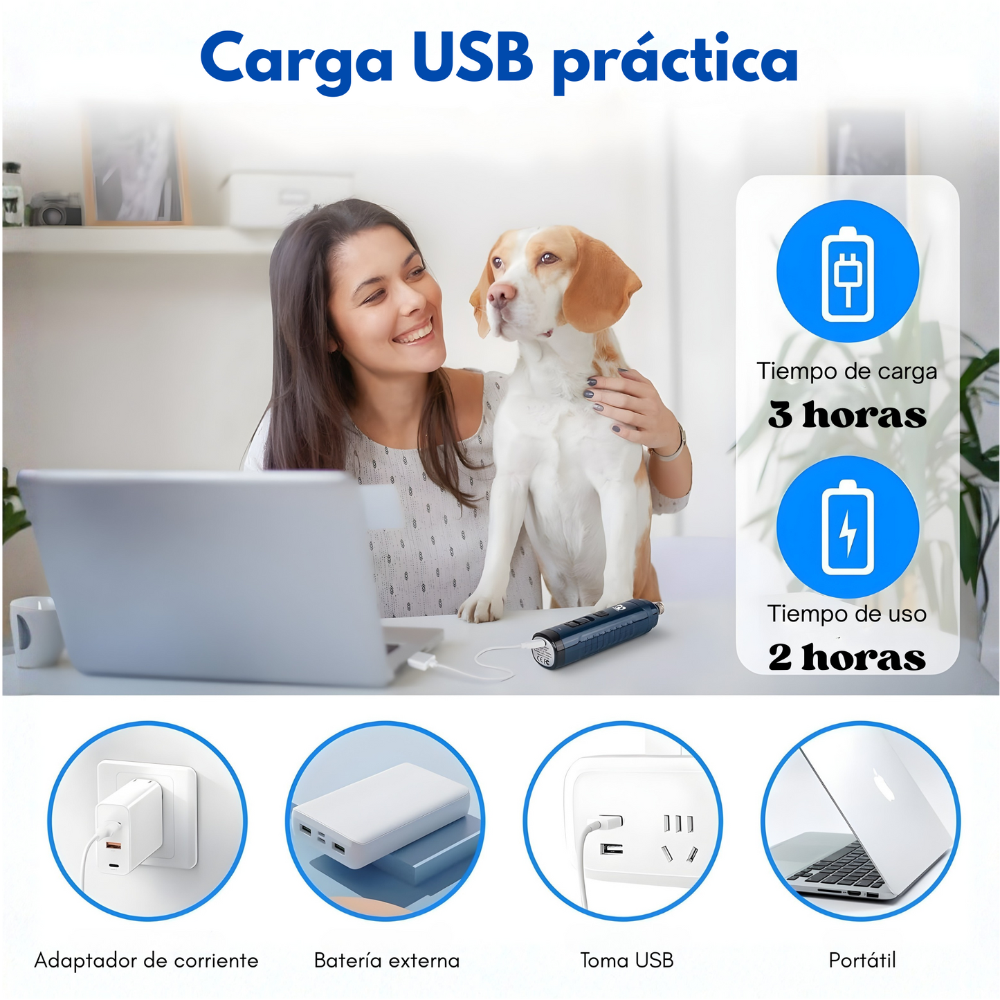 Lima profesional para perros