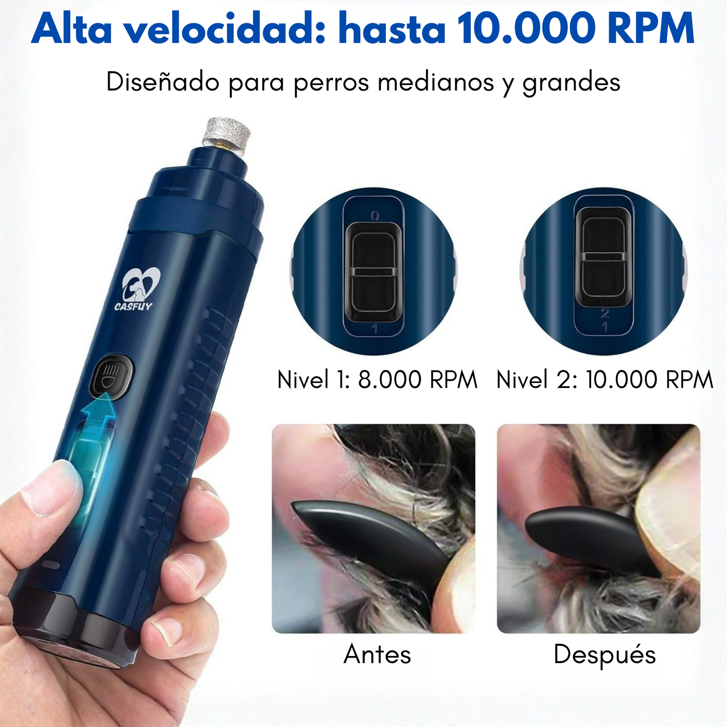 Lima profesional para perros